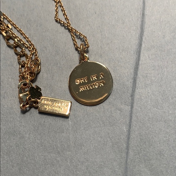 Kate Spade Gold J necklace - Picture 3 of 3
